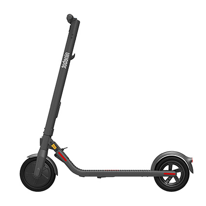 Standard portable E22 scooter from Segway Ninebot seen from the side