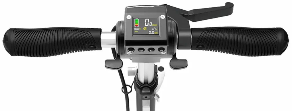 The mosquitos detailed handlebar, display and throttles