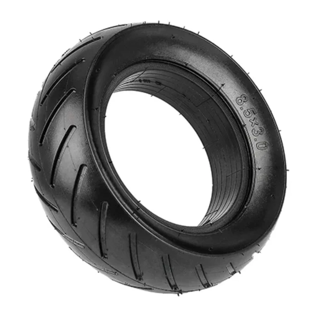 A solid rubber puncture proof electric scooter tire