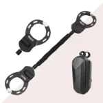 Chain with a claw lock for electric scooter including storage bag