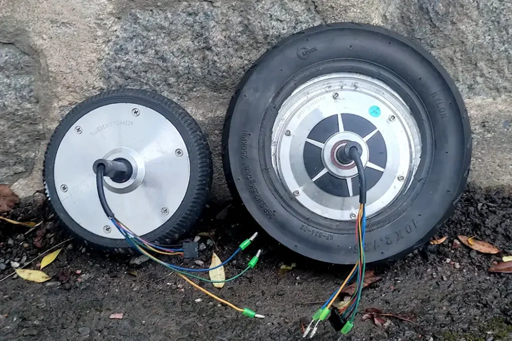 Electric motors size difference