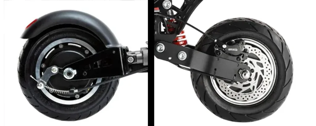 Comparison between Drum brakes and Disc brakes