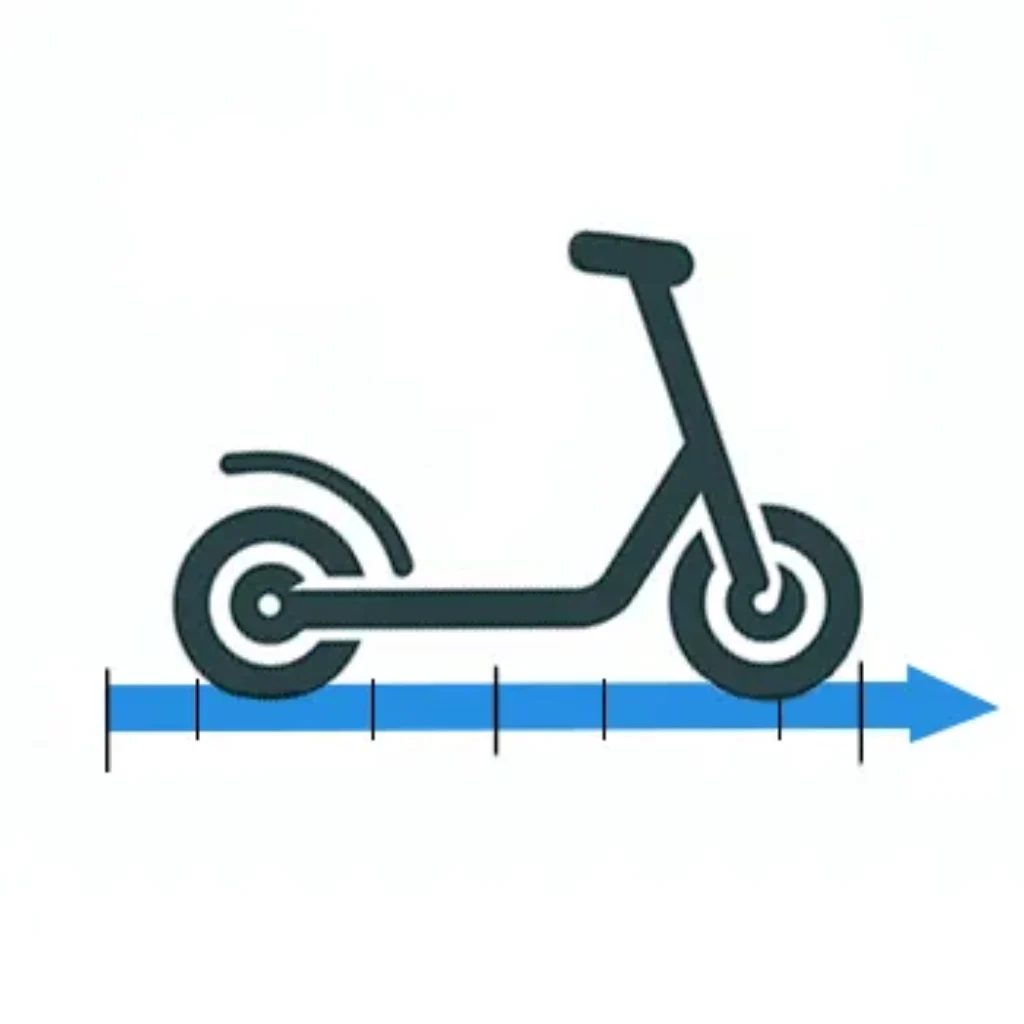 icon for electric scooter range test