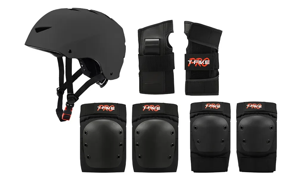 Full protective gear set showing off the must haves for kids