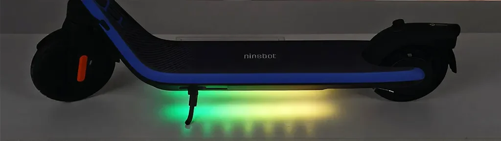 The ambient light underneath the C2 Pro pulsating in the dark